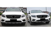 Mercedes GLA X156 2014–2019 Predná maska chladiča GT Panamericana (2014-2016) fotografia 3