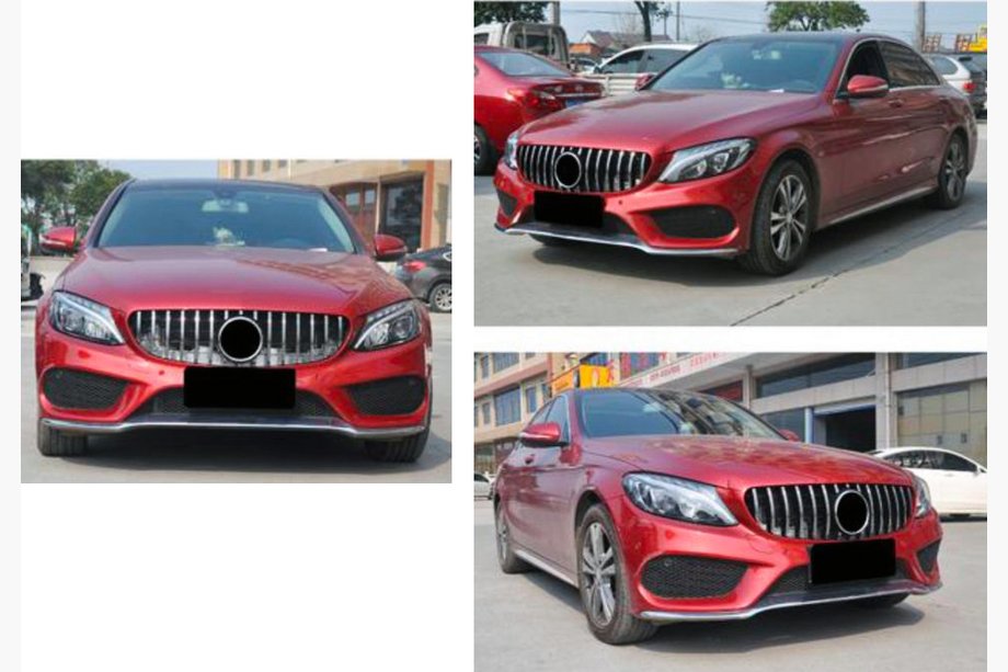 Mercedes C-class W205 2014–2021 Predná maska Panamericana GT (pre Avantgarde/AMG-Line/C43 AMG) Fotografia 9