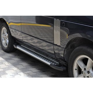 Bočné nášľapy Allmond Grey (2 ks, hliník) Range Rover III L322 2002–2012 fotografia 1