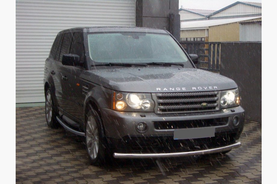 Range Rover Sport 2005–2013 Predný jednoduchý ochranný rám (nerez) Image