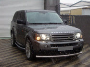 Range Rover Sport 2005–2013 Predný jednoduchý ochranný rám (nerez) fotografia 1
