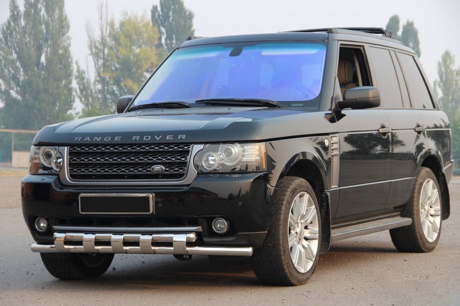 Range Rover III L322 2002–2012 Predný ochranný rám ST015 (nerez) Image