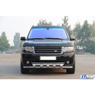 Predný ochranný rám ST015 (nerez) Range Rover III L322 2002–2012 fotografia 2