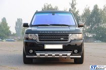 Range Rover III L322 2002–2012 Predný ochranný rám ST015 (nerez) fotografia 2