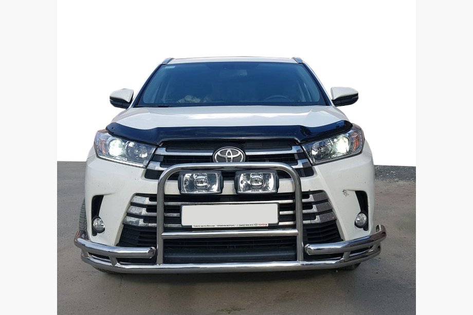 Toyota Highlander 2013–2019 Predný ochranný rám WT-Special (nerez) Image