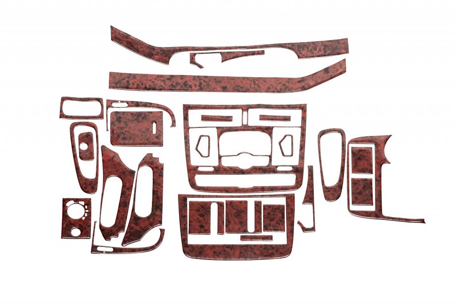 Mercedes Viano 2004–2014 Kryty palubnej dosky Meric (predná časť + interiérové vložky) 2004-2006, drevo Image