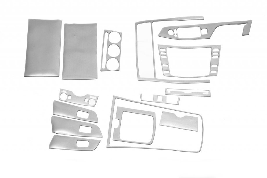 Mazda 6 2008–2012 Dekoračné lišty na palubnú dosku v hliníkovom vzhľade Image