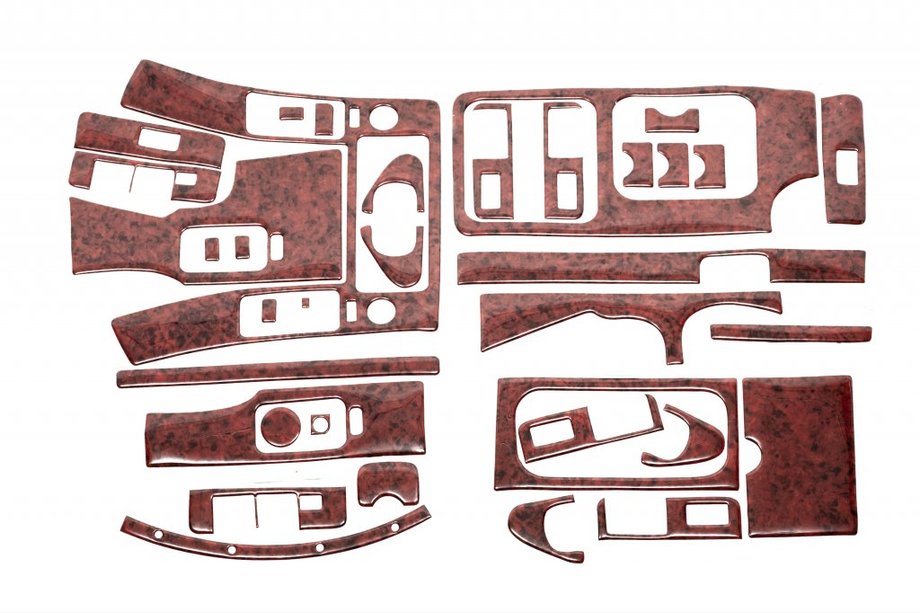 Nissan Navara 2006–2015 Interiérové lišty na palubnú dosku (36 dielov) Image