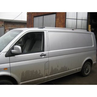 Chrómové strešné lyžiny Volkswagen T5 Transporter 2003–2010 fotografia 2