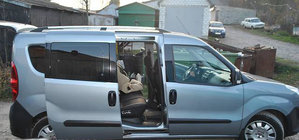 Fiat Doblo II 2010–2022 Chrómové strešné lyžiny fotografia 7