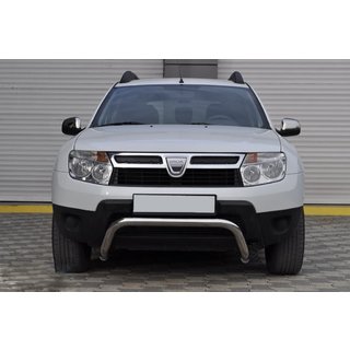 Predný ochranný rám ST011 (nerez) Dacia Duster 2008–2018 fotografia 1