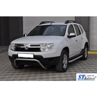 Predný ochranný rám ST011 (nerez) Dacia Duster 2008–2018 fotografia 2