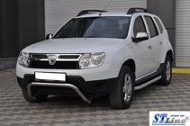 Dacia Duster 2008–2018 Predný ochranný rám ST011 (nerez) fotografia 2