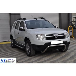 Predný ochranný rám ST011 (nerez) Dacia Duster 2008–2018 fotografia 3