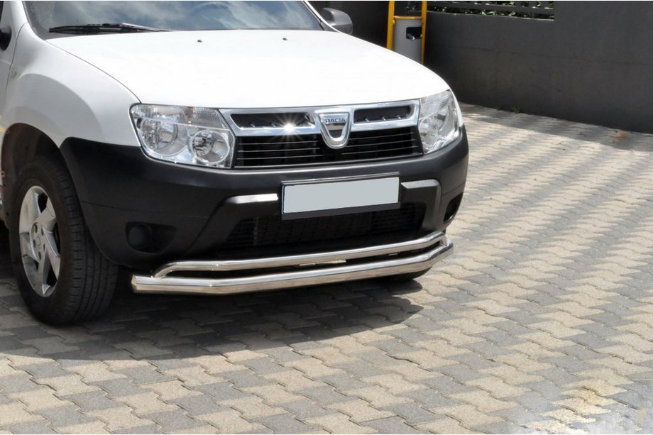 Renault Duster 2008–2017 Predný ochranný rám ST017 (nerez) Image