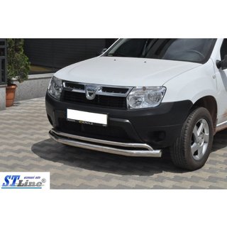 Predný ochranný rám ST017 (nerez) Dacia Duster 2008–2018 fotografia 2