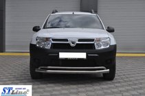 Renault Duster 2008–2017 Predný ochranný rám ST017 (nerez) fotografia 4