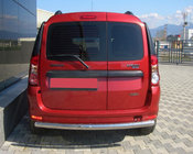 Dacia Logan MCV 2004–2014 Zadný ochranný oblúk (nerez) fotografia 1