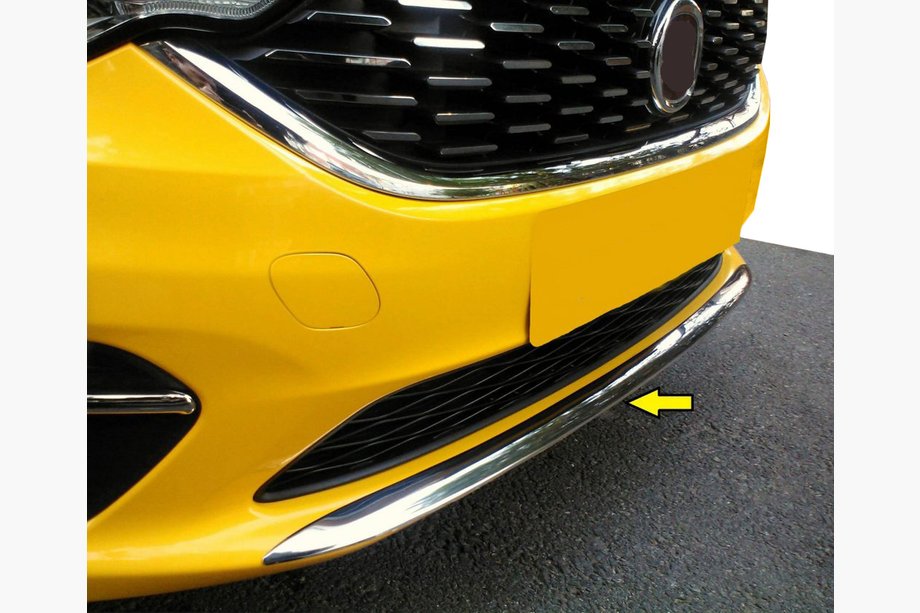 Fiat Tipo 2016– Nerezová lišta na predný nárazník Carmos (2016-2020, nerez) Image