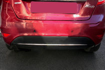 Ford Fiesta 2008–2017 Nerezová lišta zadného nárazníka fotografia 1