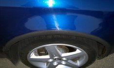 Audi A6 C5 2001–2004 Nástavce lemov blatníkov (4 ks, čierne) fotografia 1