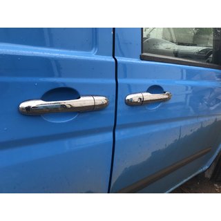 Kryty kľučiek dverí (nerez) Mercedes Vito W639 2004–2014 fotografia 4