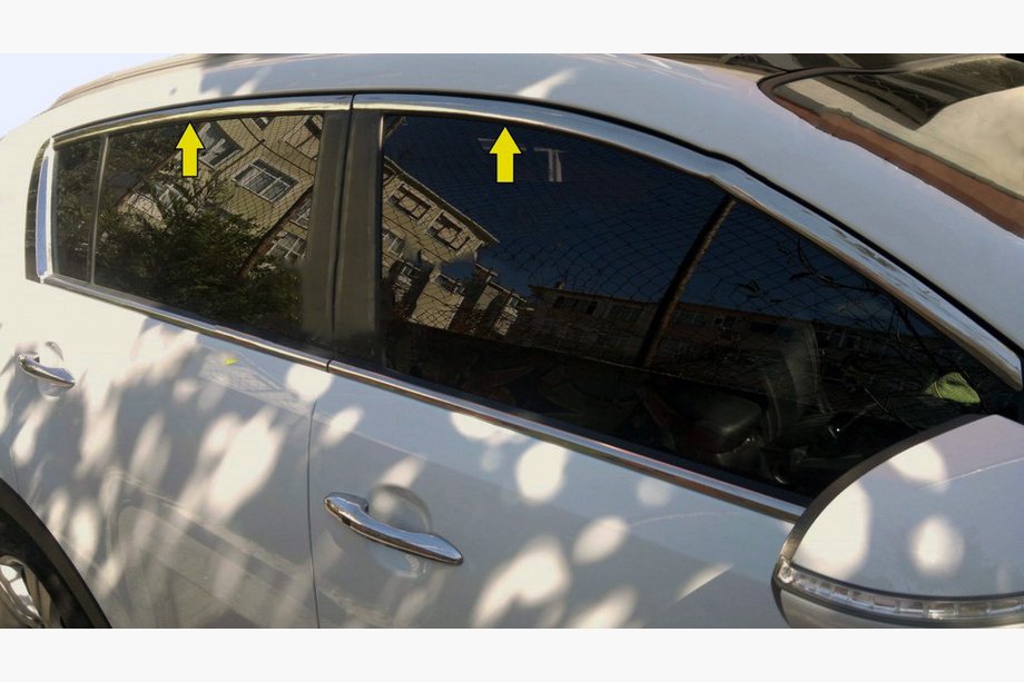 Kia Sportage 2010–2015 Horná lišta (4 ks, nerez) Image