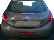 Peugeot 208 2012–2019 Chrómová lišta nad ŠPZ Tit-designs (nerez) fotografia 1