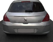 Peugeot 308 2007–2013 Chrómová lišta nad ŠPZ (nerez) fotografia 1
