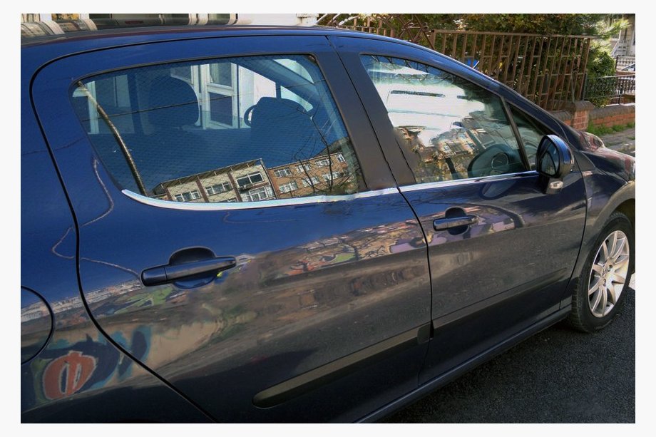Peugeot 308 2007–2013 Okenné lišty (4 ks, nerez) Image
