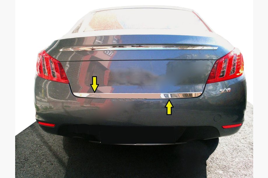 Peugeot 508 2010–2018 Ochranná lišta hrany kufra (nerez) Image