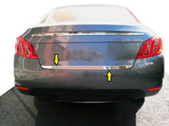 Peugeot 508 2010–2018 Ochranná lišta hrany kufra (nerez) fotografia 1
