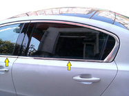 Peugeot 508 2010–2018 Spodná lišta okien (Sedan, nerez) fotografia 1