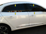Renault Megane IV 2016–2025 Kompletné okenné chrómové lišty (Sedan, 12 ks, nerez) Carmos - turecká oceľ fotografia 2