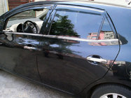 Toyota Auris 2007–2012 Okenné lišty (4 ks, nerez) fotografia 1