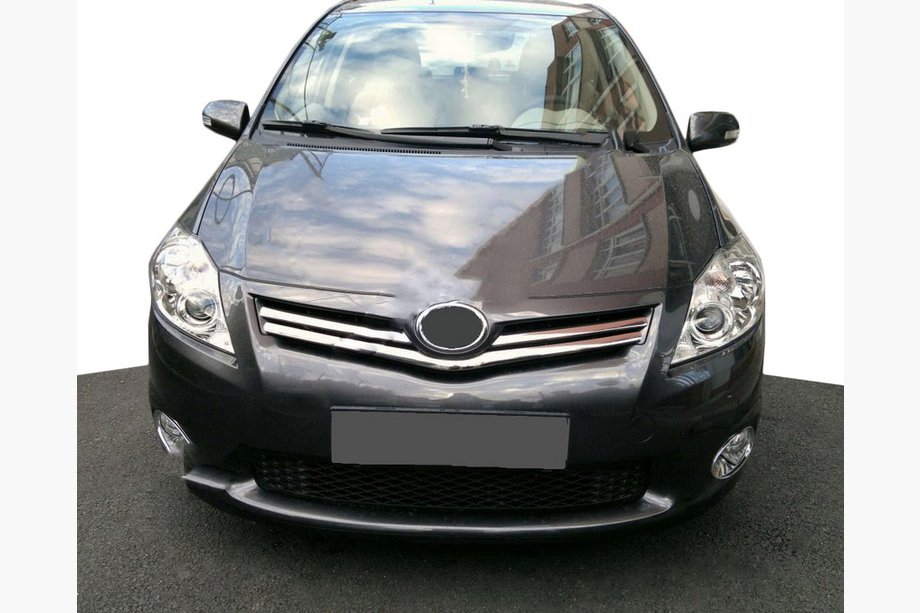 Toyota Auris 2007–2012 Lišty na masku chladiča (nerez) Image