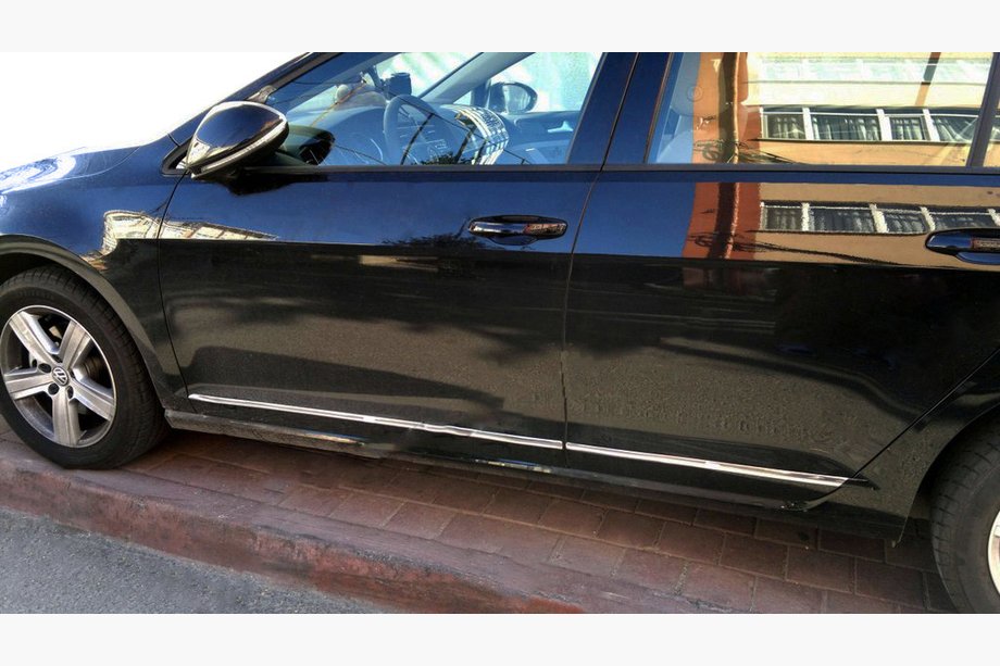 Volkswagen Golf 7/E-Golf 2012–2020 Dverové lišty (4 ks, nerez) Image