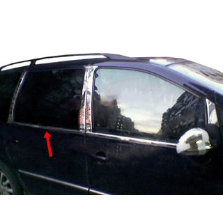 Okenné lišty (4 ks, nerez) Ford Galaxy 1995–2006 fotografia 4
