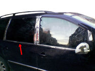 Seat Alhambra 1996–2010 Okenné lišty (4 ks, nerez) fotografia 4