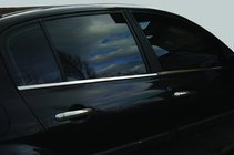 Renault Megane II 2004–2009 Vonkajšie nerezové lišty okien (4 ks) fotografia 4