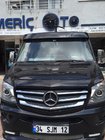 Mercedes Sprinter W906 2006–2018 Deflektor čelného skla na ráme V1 (čierny lesk, 5 mm) fotografia 2
