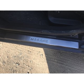 Nerezové kryty prahov OmsaLine (4 ks) Renault Megane III 2009–2016 fotografia 2