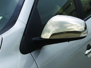 Renault Fluence 2009–2016 Chromové kryty spätných zrkadiel (2 ks, nerez) Carmos - turecká oceľ fotografia 2