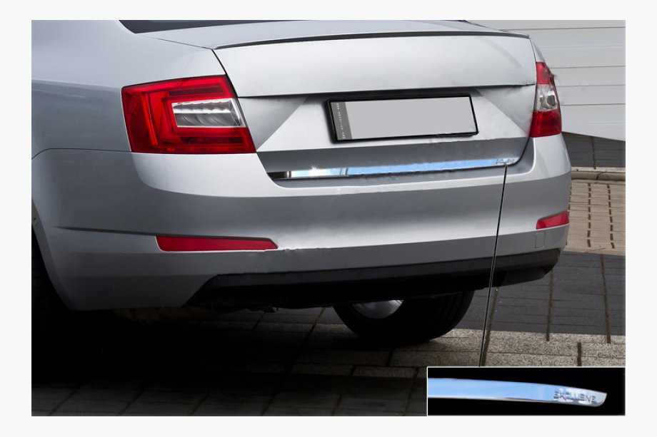 Skoda Octavia III A7 2013–2019 Ochranná lišta hrany kufra (nerez) Carmos - turecká oceľ Image
