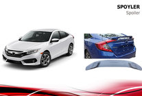 Honda Civic Sedan X 2016–2021 Spojler Niken V2 (na lakovanie) fotografia 3