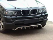 BMW X5 E53 1999–2006 Predný ochranný rám WT019 (nerez) fotografia 1
