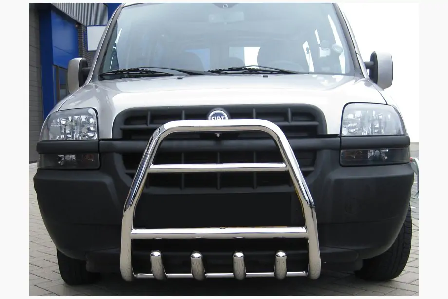 Fiat Doblo I 2001–2005 Predný ochranný rám QT007 (nerez) Image