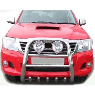 Kengurín QT007 (nerez) Toyota Hilux 2006–2015 fotografia 1