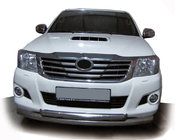Toyota Hilux 2006–2015 Predný ochranný rám ST014-1 (nerez) fotografia 1