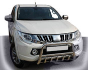 Mitsubishi L200 2015–2024 Predný ochranný rám WT003 (nerez) fotografia 1